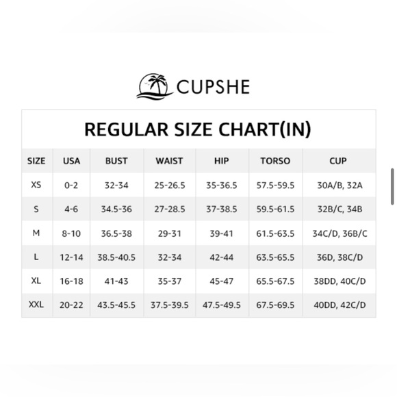 Cupshe One Piece Scalloped Cut-Out Swimsuit - Size L - Picture 6 of 6